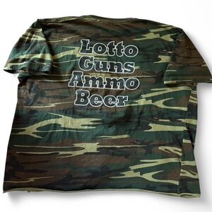 Vintage Camo Chevron T-Shirt